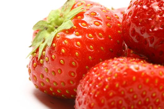 strawberry isolated on white background