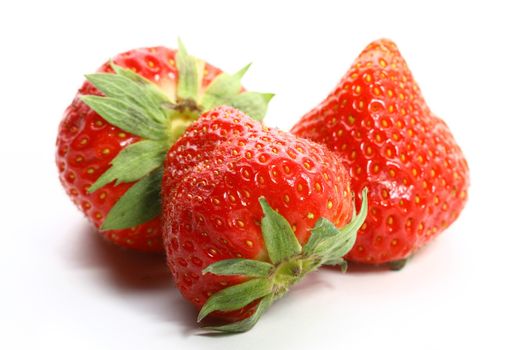 strawberry isolated on white background