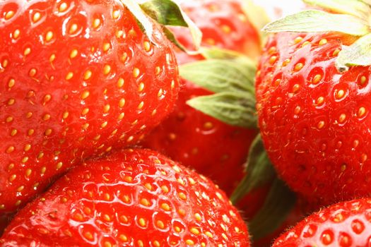 strawberry isolated on white background