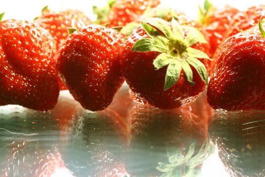 strawberry isolated on white background