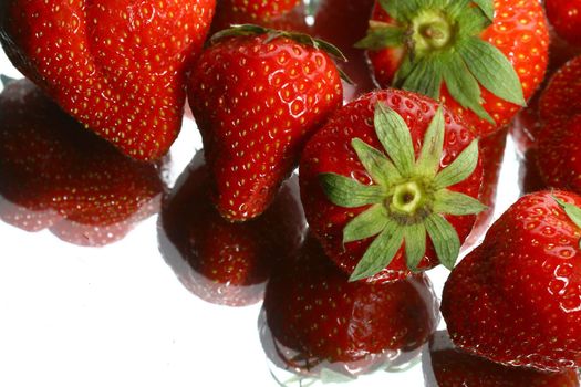 strawberry isolated on white background