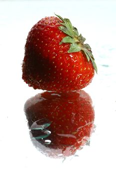 strawberry isolated on white background