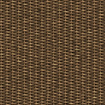 A woven wicker material you might see in some furniture or a basket.