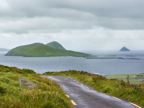 Great Blasket Island, Dingle, County Kerry, Ireland.  Former home of Irish language scholars and literary figures.