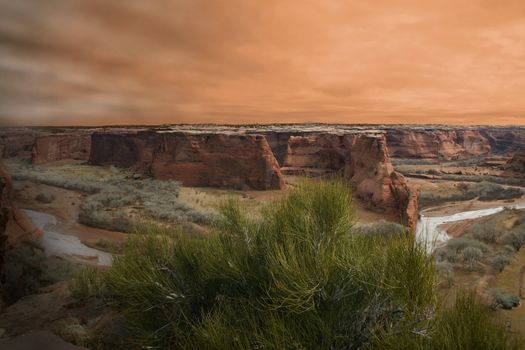 Sunset over Canyon de Chelly