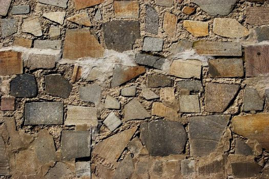 Close up of a stone road