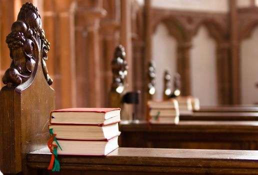 bible in a church