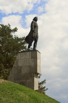 Victor Talalikhin (pilot, hero of the USSR, first person ever to attempt a night-time ram attack) Memorial