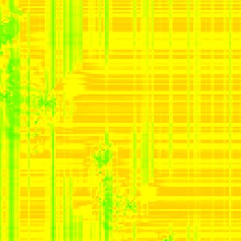 abstract fractal generated yellow background