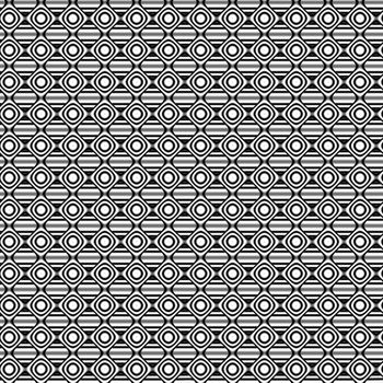 small fractal ornaments, forming a tiling black-and-white background