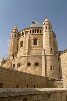 The church of the dormition, Jerusalem, Israel.