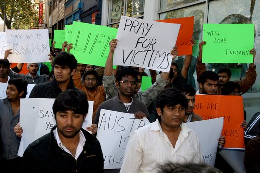 Rally against racism  towards Indian students in melboure (Australia) Date taken: 31st May 2009