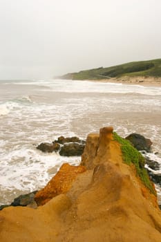 Natural Bridges State Beach is a protected area in Santa Cruz, California, featuring a natural bridge across a section of the beach. It is also well known as a hotspot to see monarch butterfly migrations.