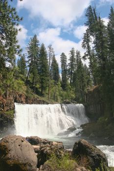 Brandy Creek Falls is a pretty little 24 ft. drop along Brandy Creek in the Whiskeytown National Recreation Area.