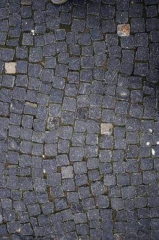 grey curve block paving background. Square style