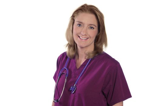 Beautiful friendly nurse or doctor