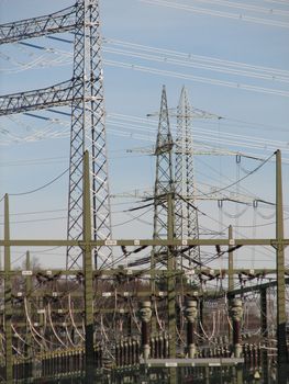 electricity production, Emsland, Germany, 2008