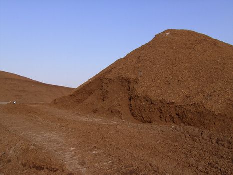 Peat, open-cast mining, Emsland, Germany