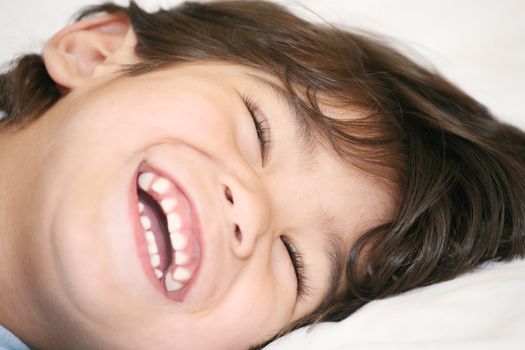 Happy little boy with a great smile