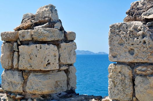 Venetian fortress in the Island of Crete, Greece