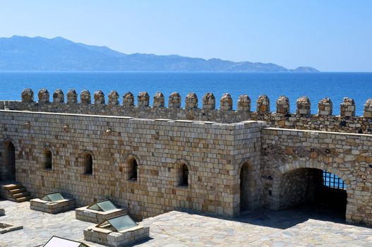 Venetian fortress in the Island of Crete, Greece