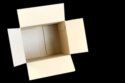 Open Carboard Box - concept for gifts and other ideas