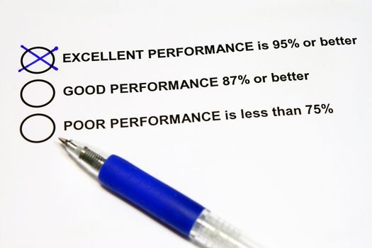 Excellent Performance  with equivalent rating and percentage