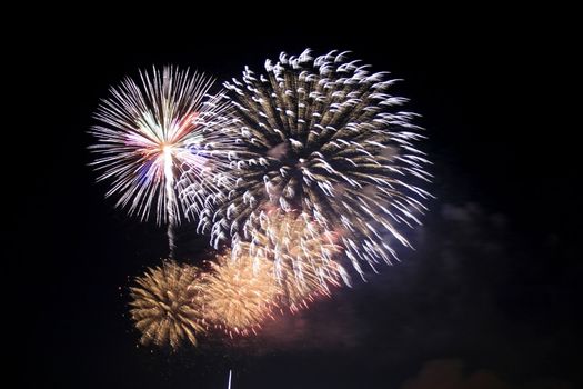 International Fireworks Festival at Han River Seoul Korea