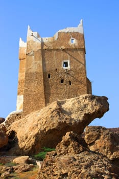 watchtower on a rock