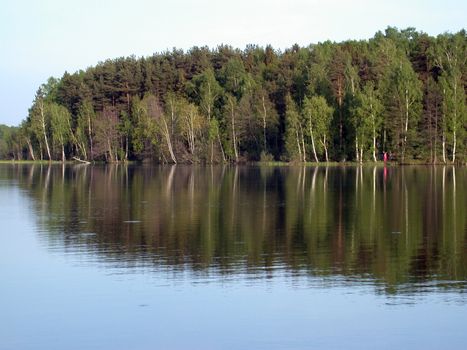 The landscapes, riverside, forest, Russian