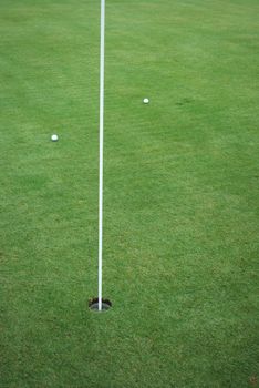 putters up close to the pin