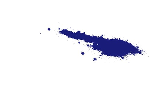 A splatter of ink splashes across a white background.