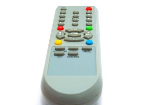 photo of the remote control on white background