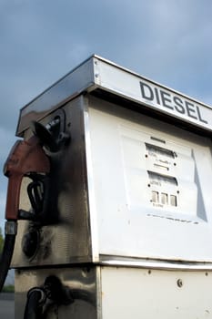 Old style diesel pump