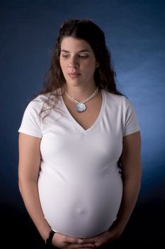 7 month pregnant women