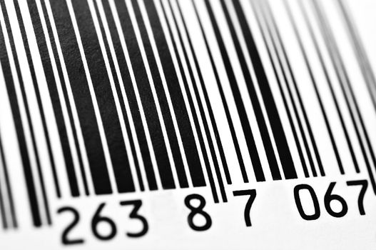 Barcode close-up