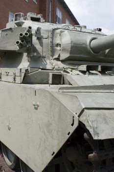 Park military tank