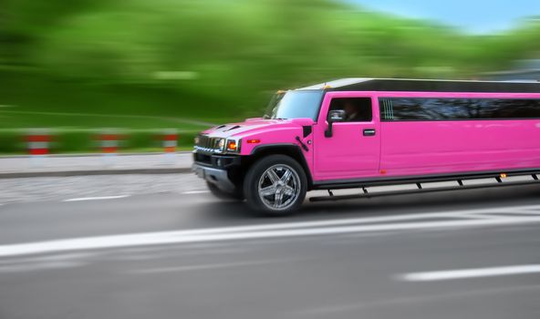 Pink Hummer in the movement