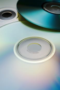 Digital discs background (cd, cd-r, dvd)