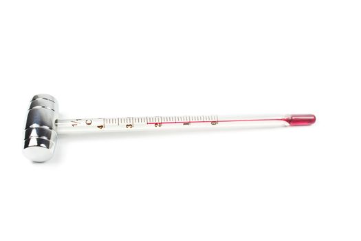 Wine thermometer isolated on white background
