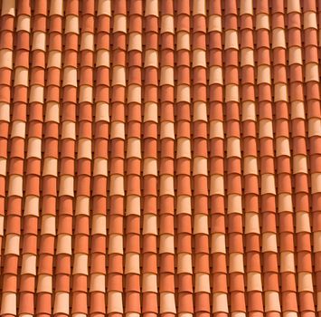 Typical red roof in Dubrovnik city