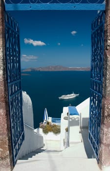 Open gates invites you to explore Santorini island