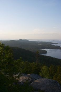 View from the top of the Koli, Finland