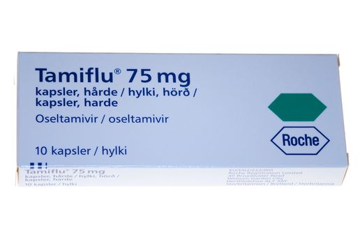 Tamiflu 75mg from Roche.
Selectiv focus.
