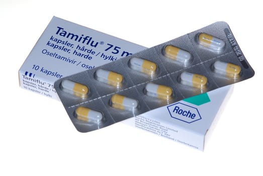 Tamiflu 75mg from Roche.
Selectiv focus.
