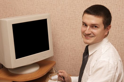 smiling businessman