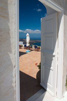 Open doors on the balcony invites you 