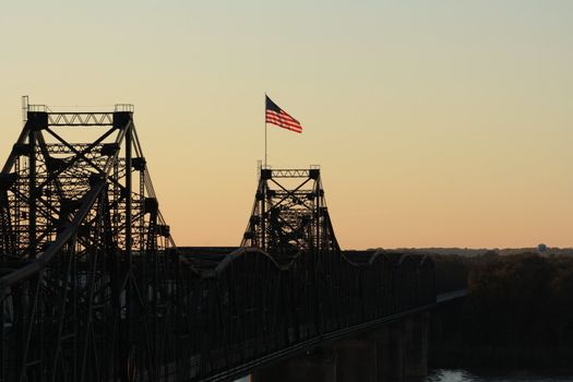 I-20 bridge crossing Mississippi River