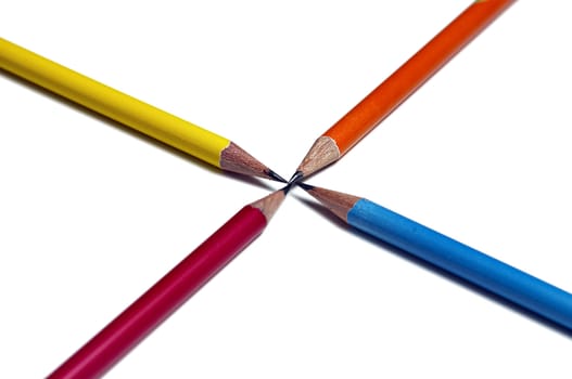 Four pencil crossroad