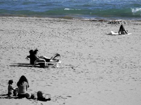 Beach Series - images depicting the general feeling and mood at the beach in the Mediterranean